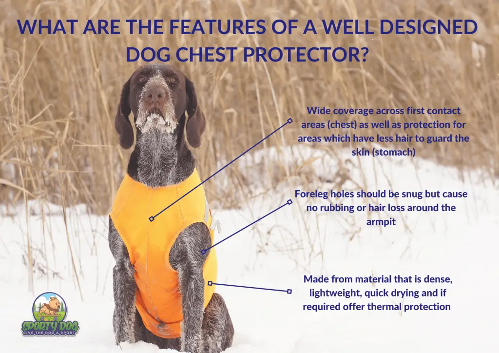 Features of a good dog chest protector